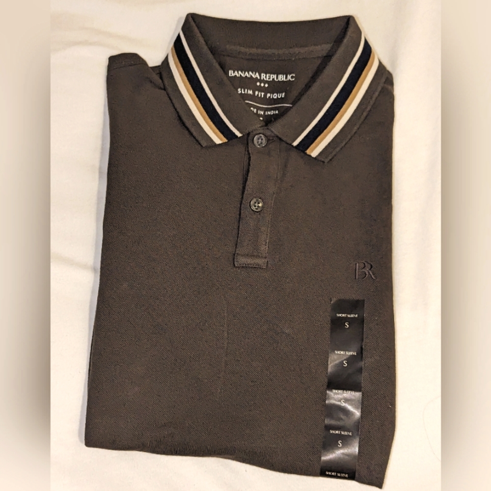 (NWT) Men's Banana Republic Polo Size S Slim Fit